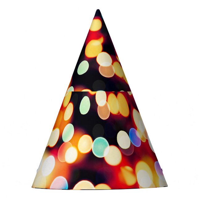 Abstract Light: Simple Texture Background Party Hat (Front)