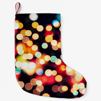 Abstract Light: Simple Texture Background Small Christmas Stocking