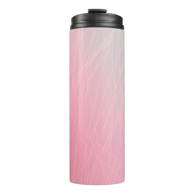 Abstract Light Thermal Tumbler - Unique Design (Front)