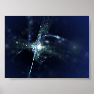 abstract lights poster
