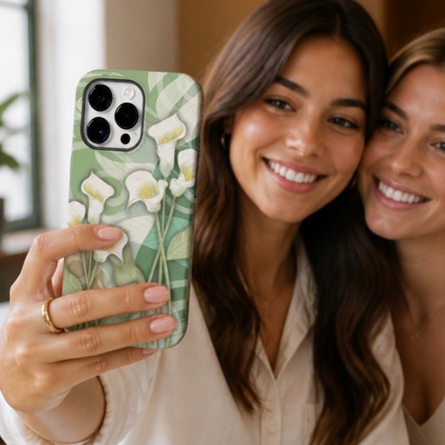 Abstract Lilies Case-Mate iPhone Case (Creator Uploaded)