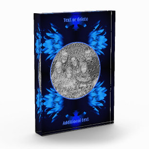 Abstract Lily Lotus Flower Create Your Own  Photo Block