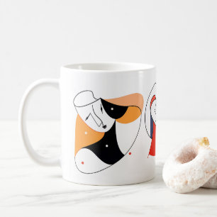 Abstract Line Art Coffee Mug