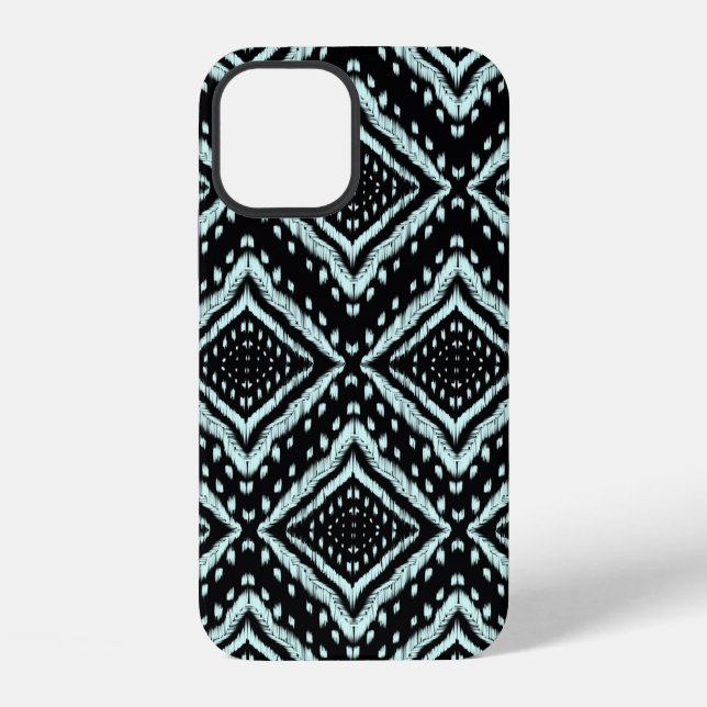 Abstract Line, Beautiful, Ikat seamless pattern, B iPhone Case (Back)
