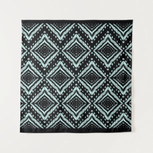 Abstract Line, Beautiful, Ikat seamless pattern, B Tapestry