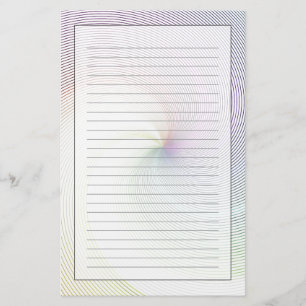 Abstract Lines 8 Stationery