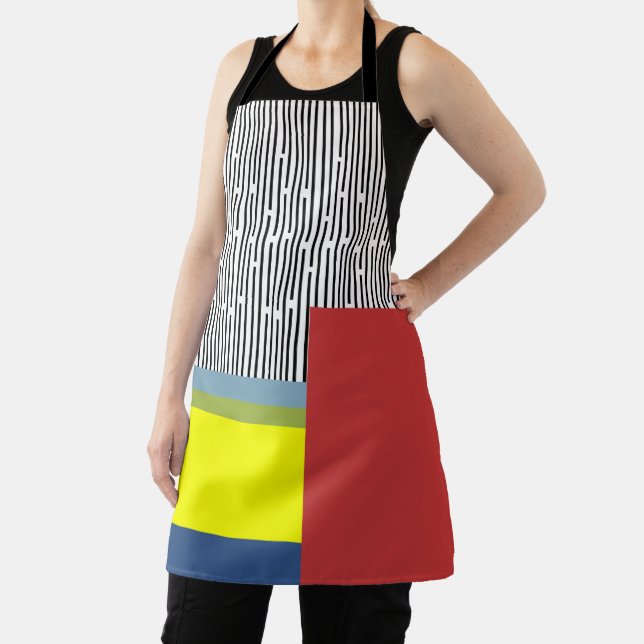 Abstract lines and Rectangles  Apron (Insitu)