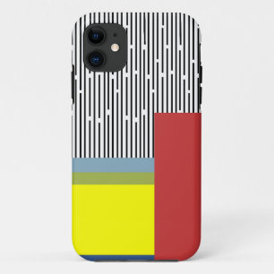 Abstract lines and Rectangles  iPhone 11 Case