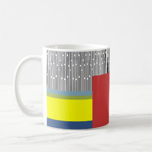 Abstract lines and Rectangles Coffee Mug