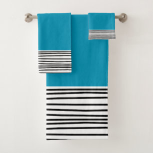 Abstract Lines  Bath Towel Set
