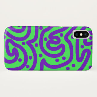 Abstract lines iPhone x case