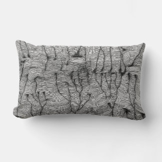 Abstract Lines Lumbar Cushion