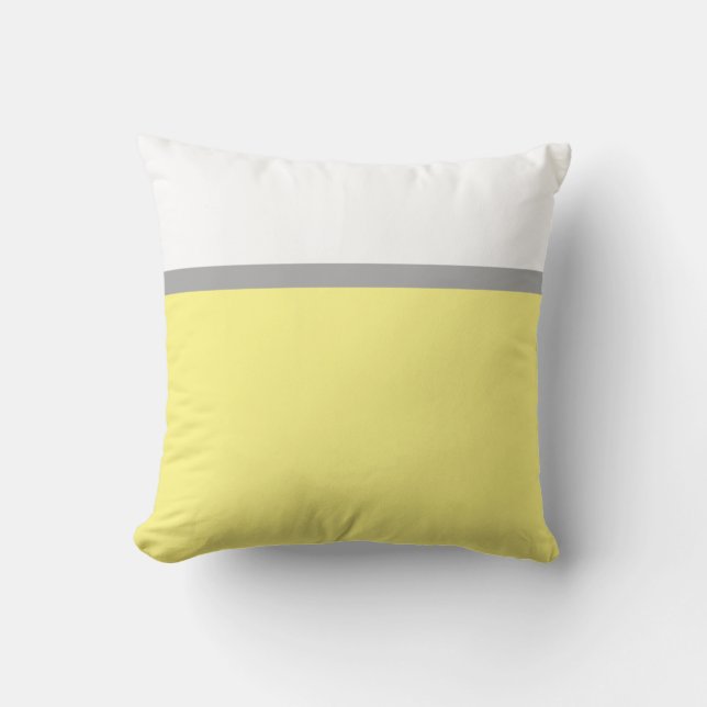 Abstract Lines Sections Throw Pillow Cushion (Front)