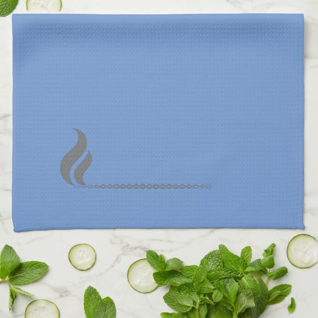 Abstract Lines Table Towel for Modern Elegance (Folded)