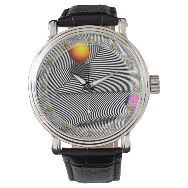 Abstract - Lines - That's a moire Watch (Front)