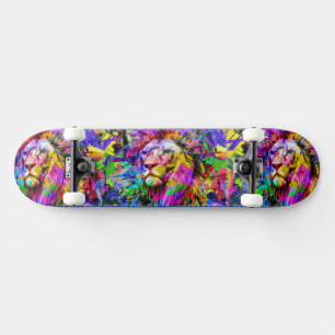 Abstract Lion 8 1/2" Skateboard Deck