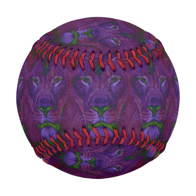 Abstract Lion Baseball (Back)