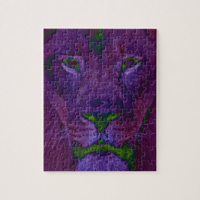 Abstract Lion Puzzle (Vertical)