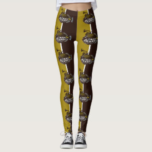 Abstract Lionfish Leggings