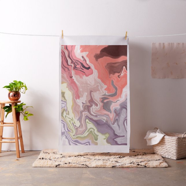 Abstract Liquid Acrylic Painting Fabric – Colourfu (In Situ)