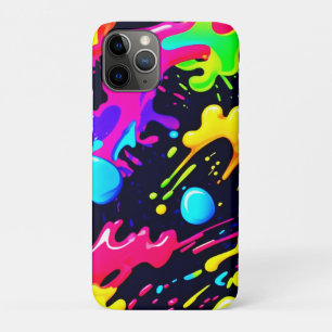 Abstract Liquid Colour Explosion Art iPhone 11 Pro Case