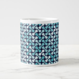 Abstract Liquid Fluid Graphic Art Large Coffee Mug