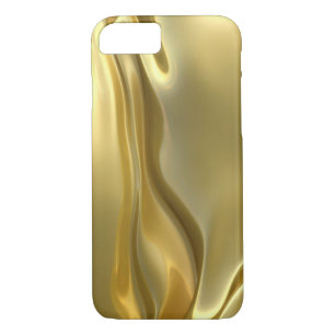 abstract liquid gold satin iPhone 8/7 case