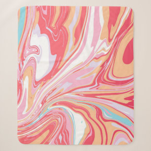 Abstract liquid marble or epoxy trending backgroun sherpa blanket