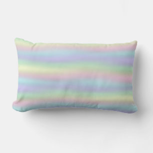 Abstract Liquid Pastel Colour Design Lumbar Cushion