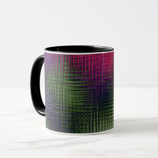 Abstract liquid texture ice glass crystal frozen m mug (Front Left)