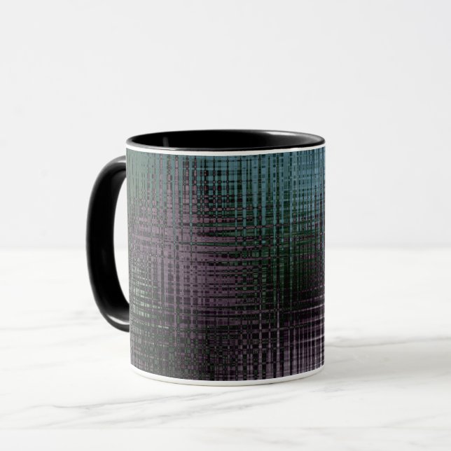 Abstract liquid texture ice glass crystal frozen m mug (Front Left)