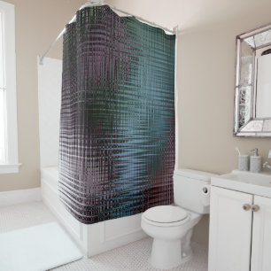 Abstract liquid texture ice glass crystal frozen m shower curtain