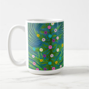 Abstract Little Daisy Garden Coffee Mug