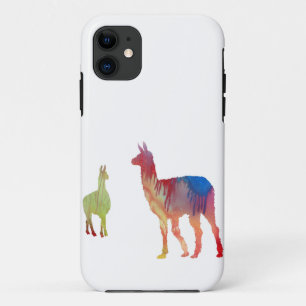 Abstract Llama silhouette iPhone 11 Case