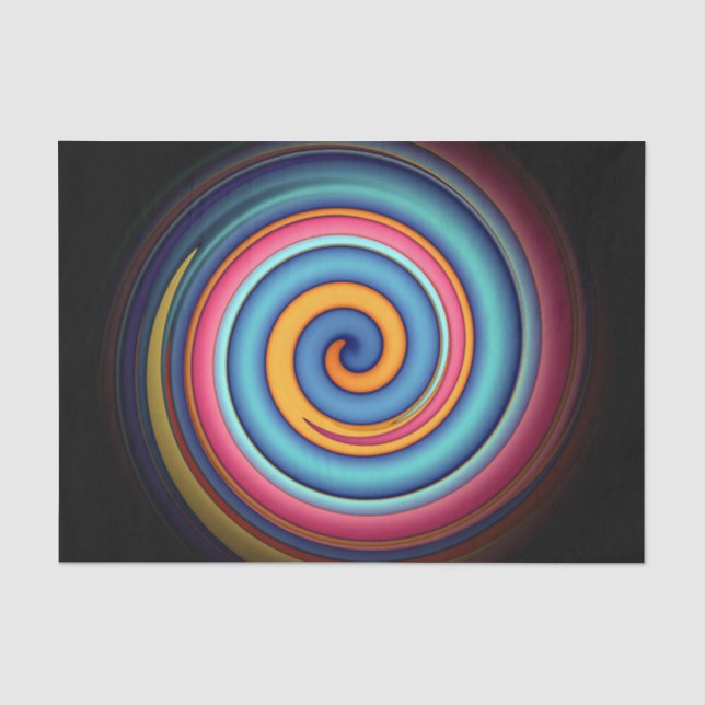 Abstract Lollipop  Tissue Paper (Front)