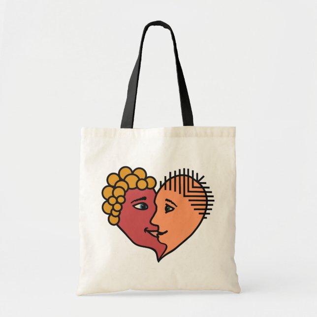 Abstract Lovers bag - choose style & colour (Front)