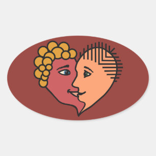 Abstract Lovers custom stickers