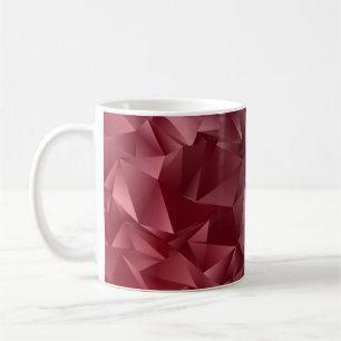 Abstract Low-Poly background. triangulated texture Coffee Mug