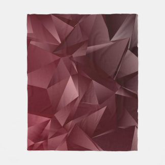 Abstract Low-Poly background. triangulated texture Fleece Blanket