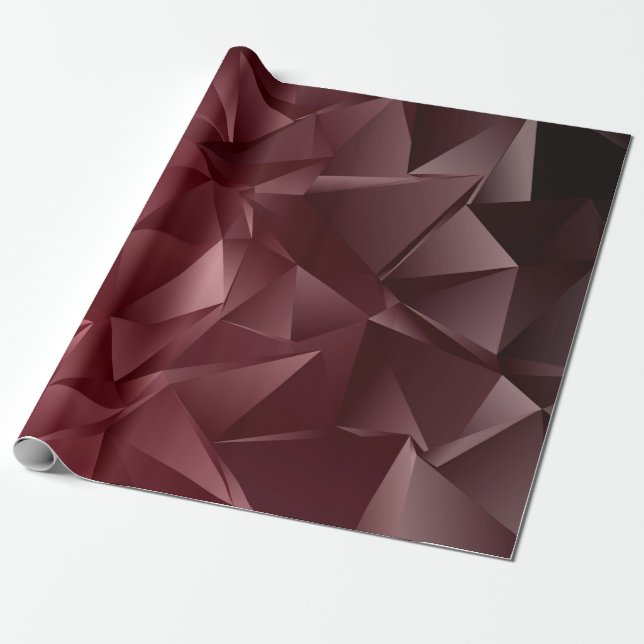 Abstract Low-Poly background. triangulated texture Wrapping Paper (Unrolled)