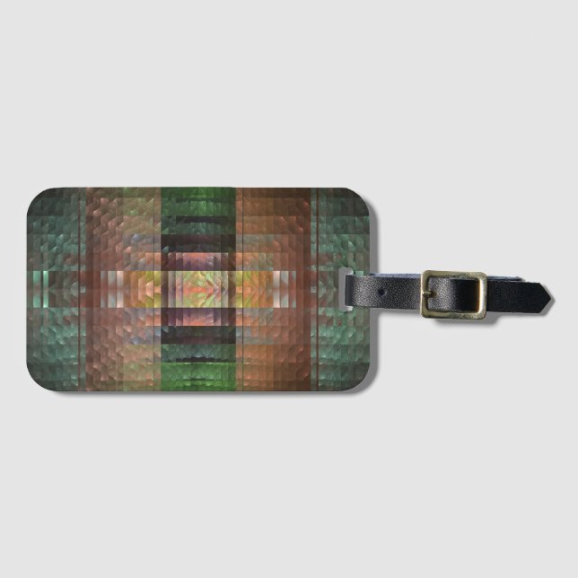 Abstract Luggage Tag (Front Horizontal)