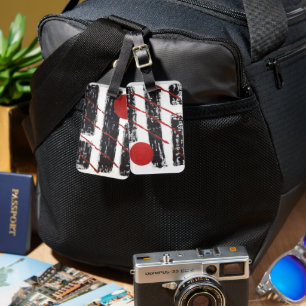 Abstract luggage tag
