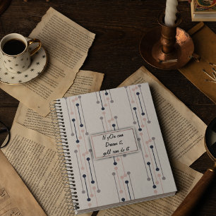 Abstract Luxury Geometric Fashion Pattern  Notebook