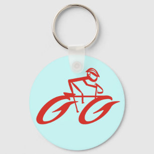 Abstract Mad Cycler Key Chain