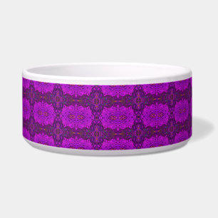 Abstract Magenta and Black Groovy Pattern