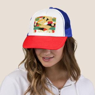 Abstract Magical Garden Trucker Hat
