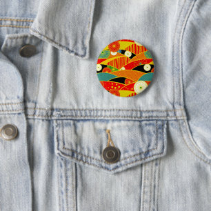 Abstract Magical Landscape Button