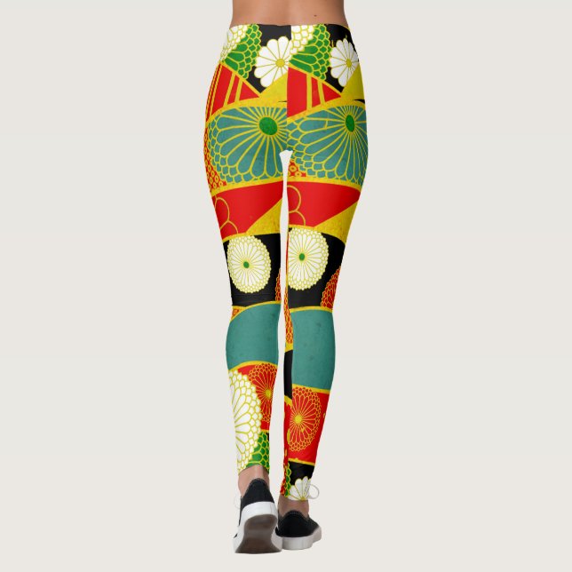 Abstract Magical  Landscape Leggings (Back)