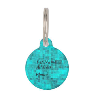 Abstract Maize Pet Tag