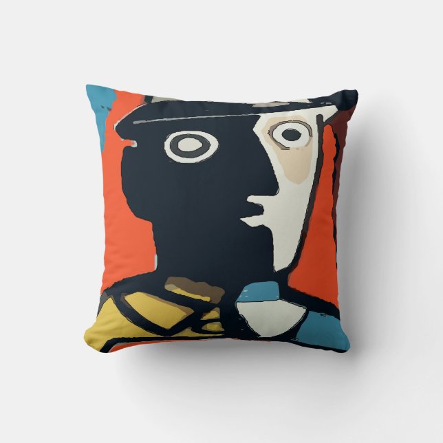 Abstract Man, Cushion (Front)